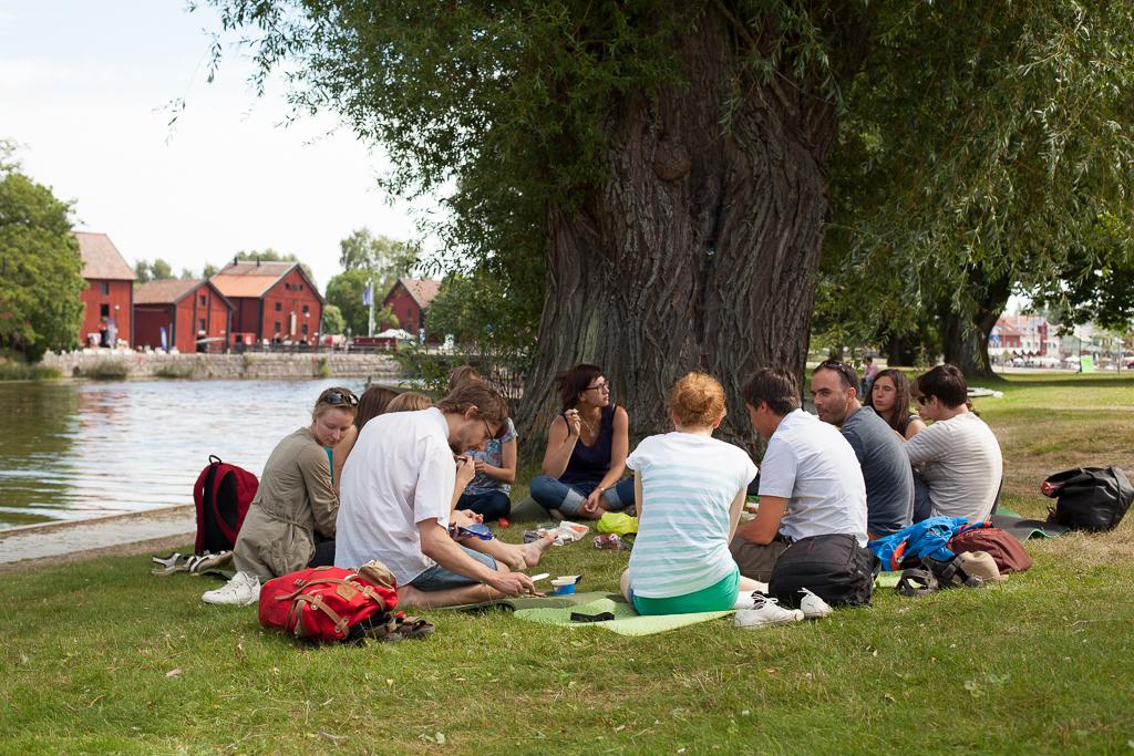 Teel Ölandile. Piknik Norrköpingus, Rootsis.